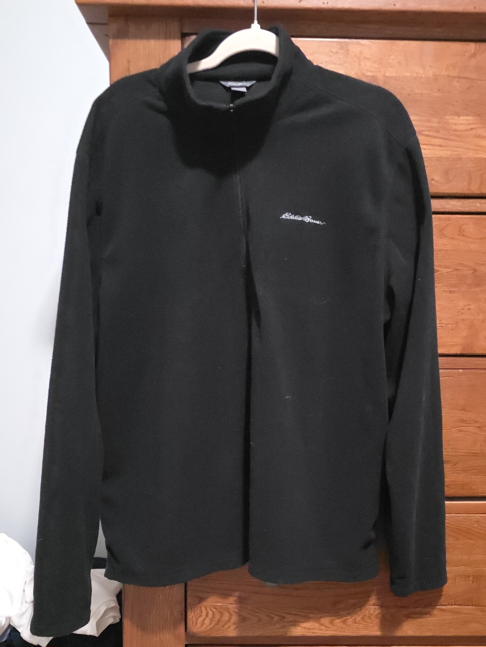 Eddie Bauer Black Full-Zip Fleece Jacket